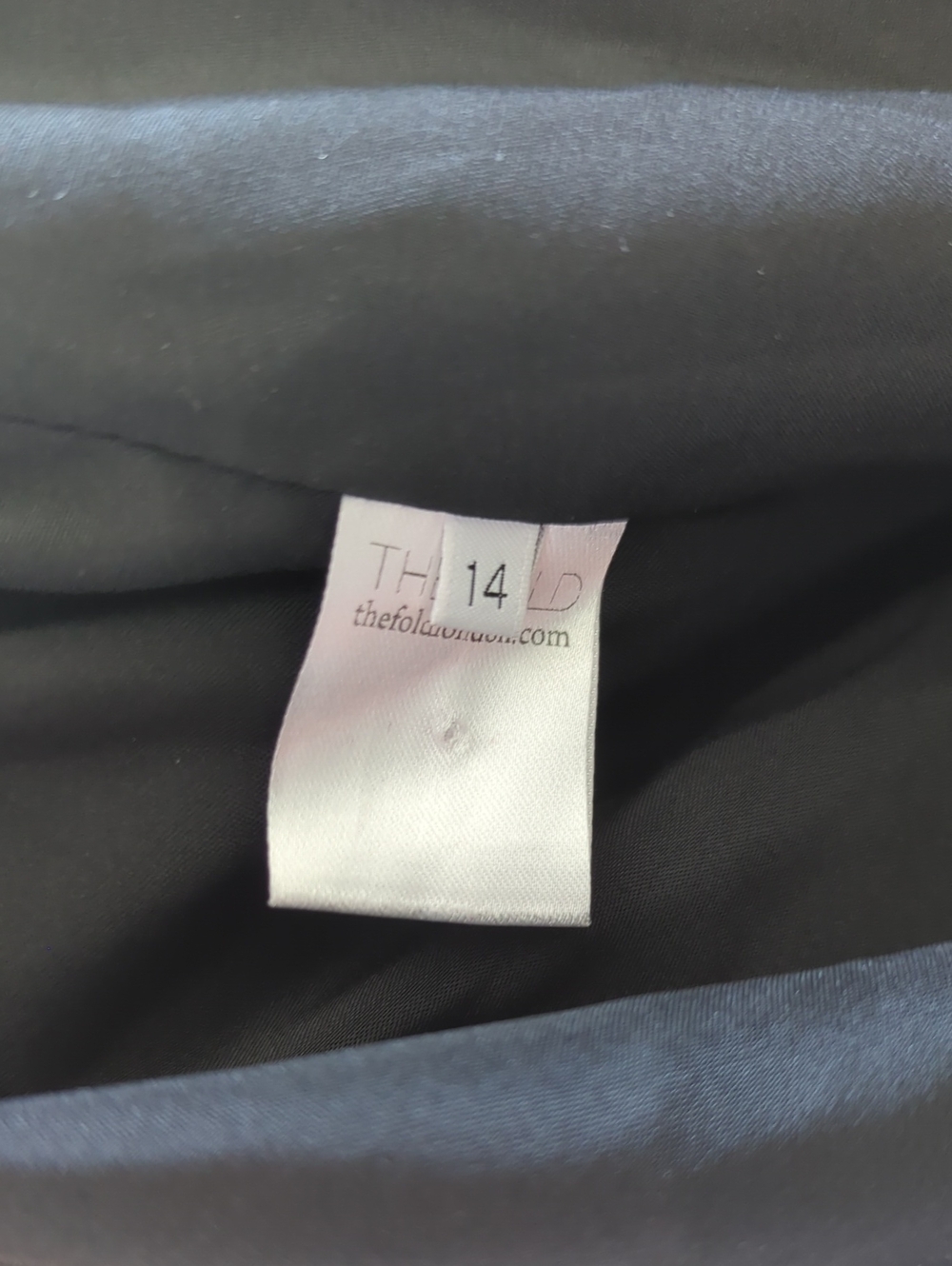 The Fold London Red Wool Blend Arlington Dress - Picture 7 of 10